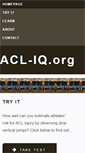 Mobile Screenshot of acl-iq.org